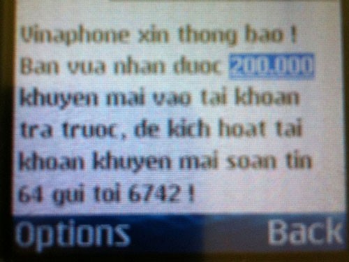 Nếu không tỉnh táo, nhiều người tiêu dùng dễ dính bẫy lừa từ những tin nhắn như thế này.